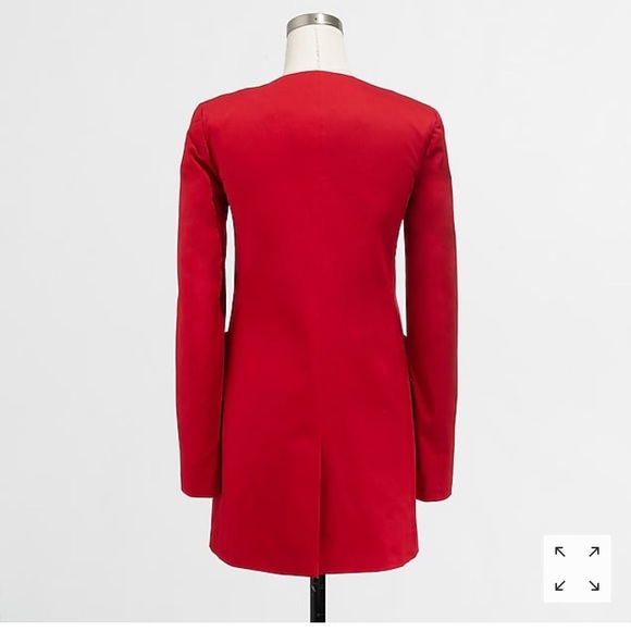 J. Crew Red Rope Toggle Jacket - Picture 2 of 8